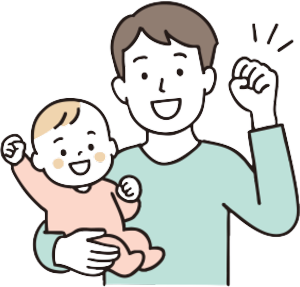 院長も子育て中